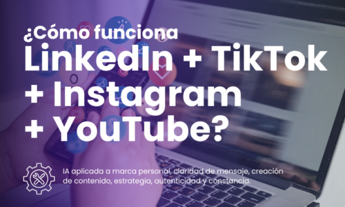 ¿Cómo Funciona LinkedIn + YouTube + Instagram + TikTok?